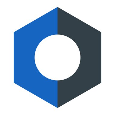 Bir çember simgesinin vektör illüstrasyonu