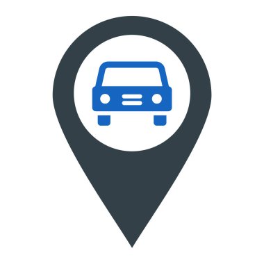 Harita işaretleyici. Basit resimleme