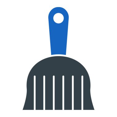 Temizlik. Web simgesi basit illüstrasyon