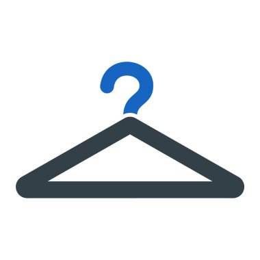 Askı. Web simgesi basit illüstrasyon