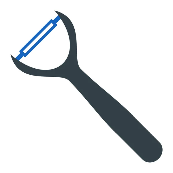 Wrench Tool Icon Outline Illustration Toothbrush Vector Fill Style Icons — Stock Vector