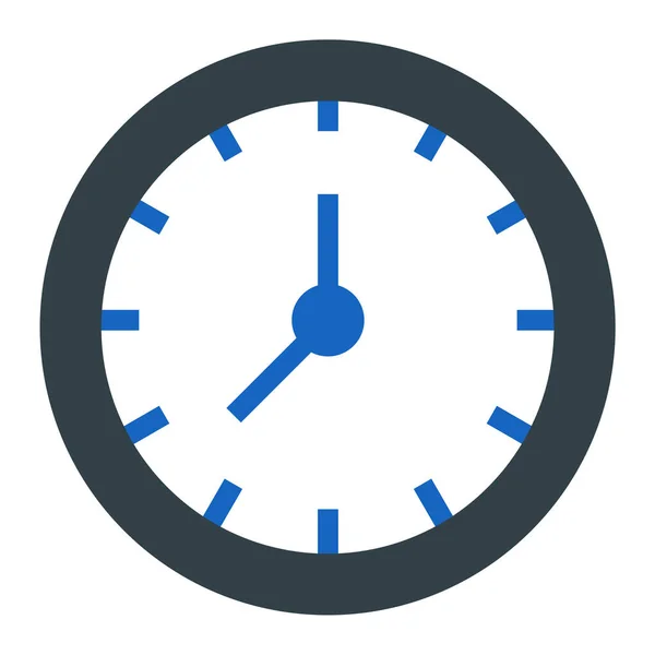 Clock Web Icon Simple Illustration — Stock Vector