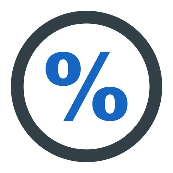 Percent Discount Icon Simple Illustration Percentage Vector Icons Web — ストックベクタ