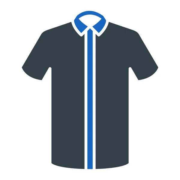 Icône Chemise Illustration Simple Symbole Vectoriel Vêtements Pour Web — Image vectorielle