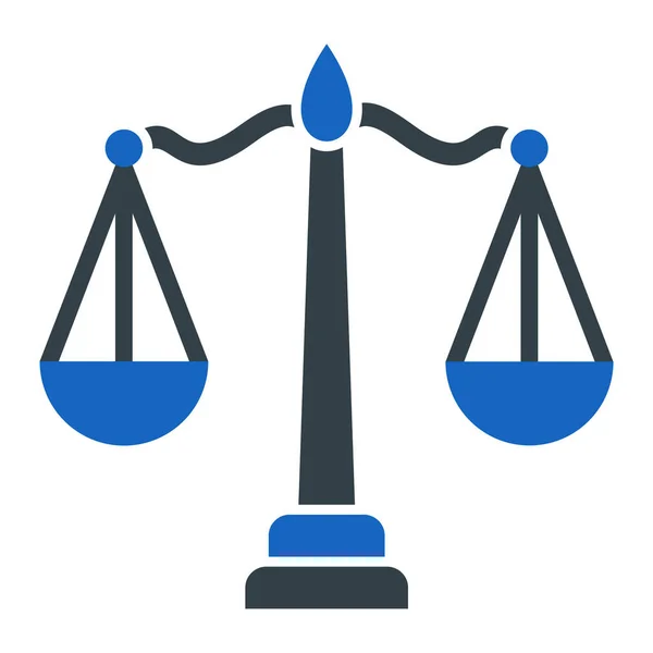 Balance Scale Icon Simple Illustration Justice Scales Vector Icons Web — Stockvector