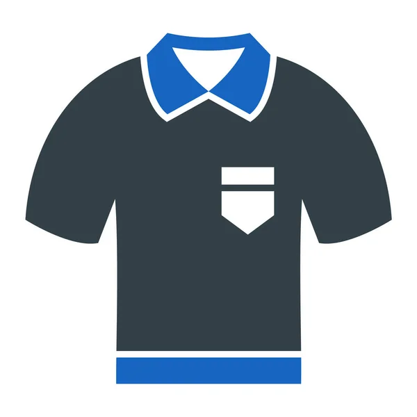 Camisa Icono Web Ilustración Simple — Vector de stock