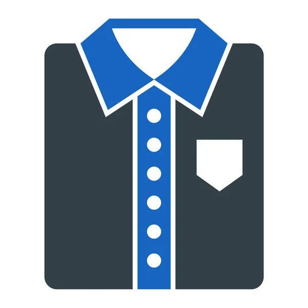 Camisa Ícone Web Ilustração Simples —  Vetores de Stock