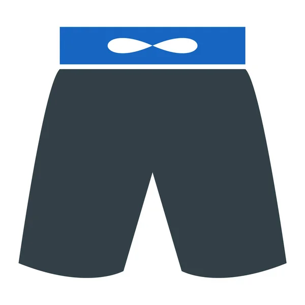 Shorts Icono Web Ilustración Simple — Archivo Imágenes Vectoriales