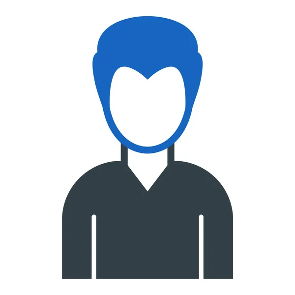 Homme Avatar Icône Profil Utilisateur Personne Thème Des Personnes Conception — Image vectorielle