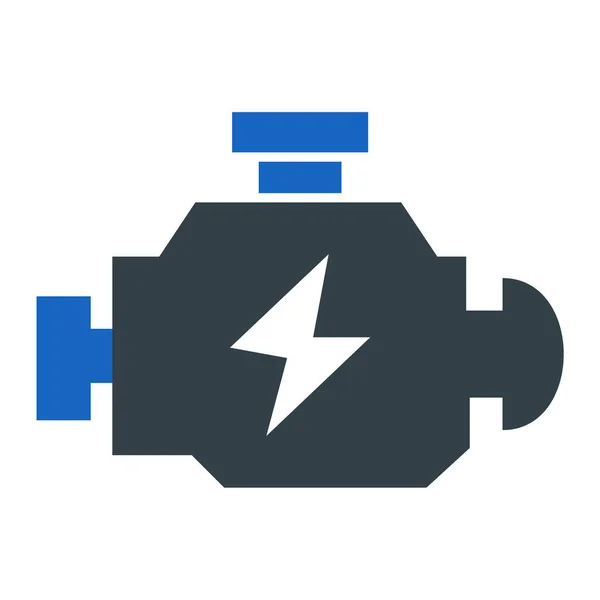 Electric Plug Icon Simple Illustration Car Battery Vector Icons Web — Stock Vector