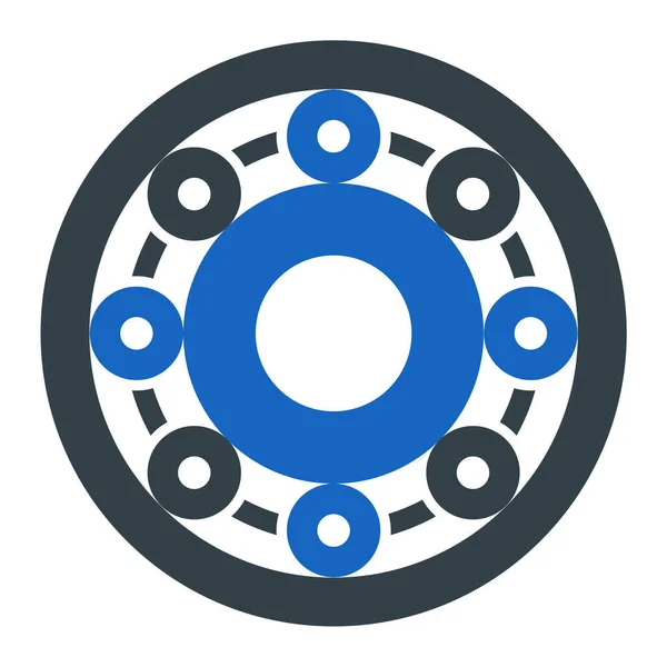 Abstract Circular Circle Vector Icon — Stock Vector