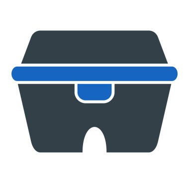 Kova. Web simgesi basit illüstrasyon