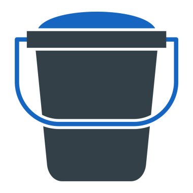 Kova. Web simgesi basit illüstrasyon