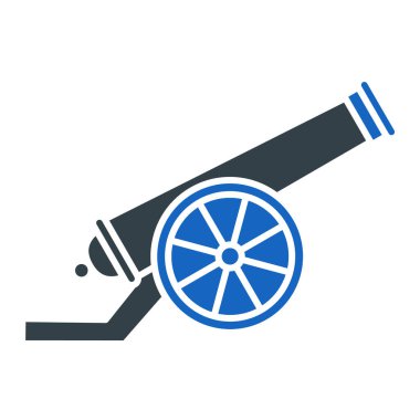 Web ve mobil uygulama tasarımınız için beyaz arkaplanda izole edilmiş top ikonu vektörü, askeri logo kavramı