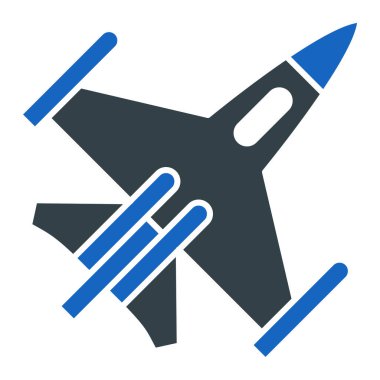 Uçak. Web simgesi basit illüstrasyon