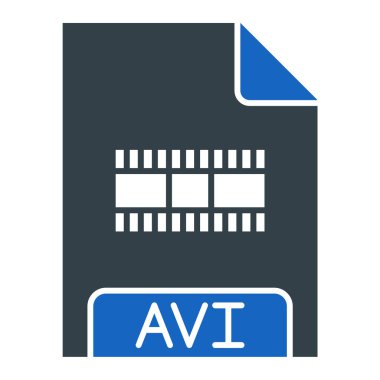 dosya biçimi simgesi, vektör illüstrasyonu