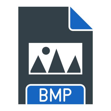 dosya biçimi simgesi, vektör illüstrasyonu