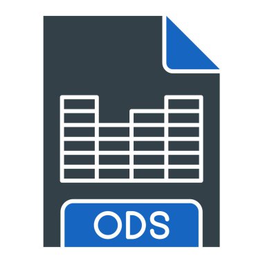 dosya biçimi simgesi, vektör illüstrasyonu