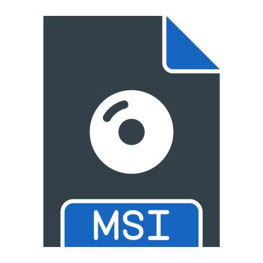 dosya biçimi simgesi, vektör illüstrasyonu