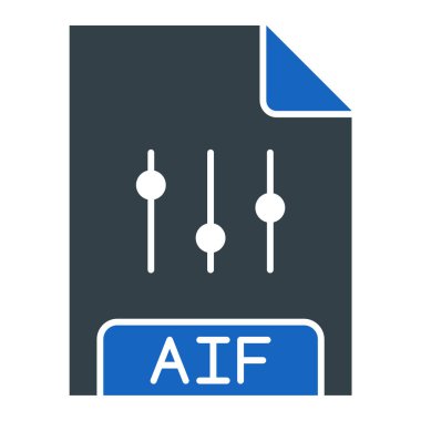 dosya biçimi simgesi, vektör illüstrasyonu