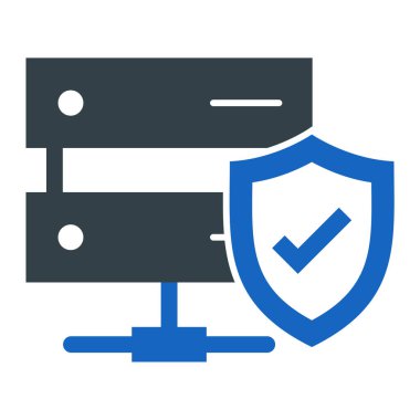 Güvenlik sistemi vektör simgesi