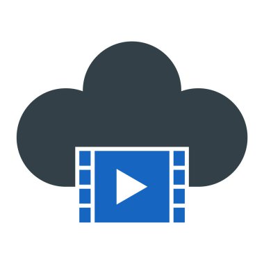 Bulut hesaplama teknolojisi vektör çizimi