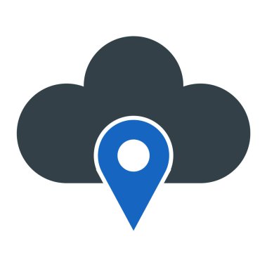 Bulut. Web simgesi basit tasarım