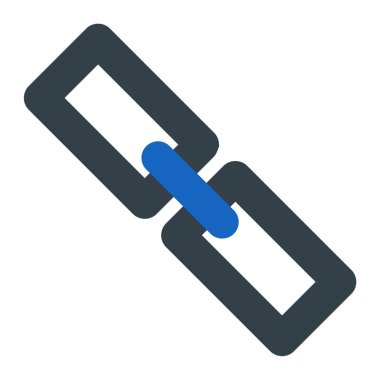 Bağlantı. Web simgesi basit illüstrasyon