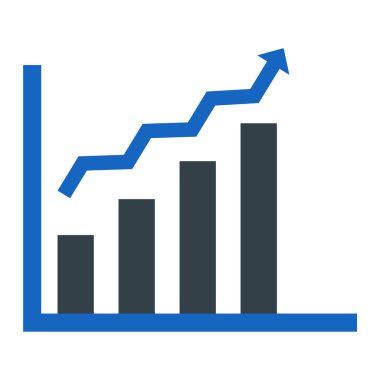 çubuk çizelgesi vektör illüstrasyonu