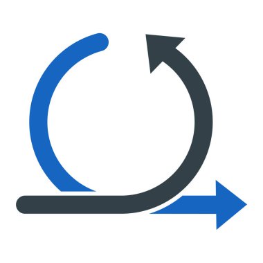 ok simgesi vektör illüstrasyonu