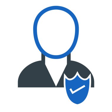 Kolayca düzenleyebilen kullanıcı profili vektör simgesi