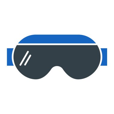 Gözlük. Web simgesi basit illüstrasyon