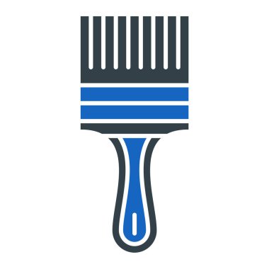 boya fırçası ikonu. vektör illüstrasyonu