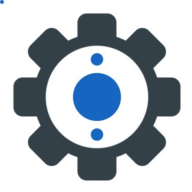 Çarklı. Web simgesi basit illüstrasyon