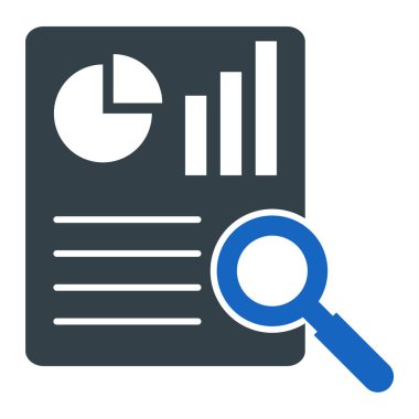 Analiz et. Web simgesi basit tasarım