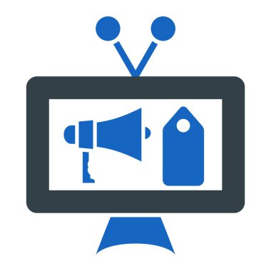 Haberler. Web simgesi basit illüstrasyon