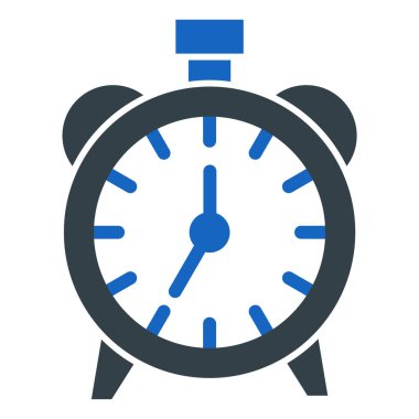 Saat simgesi vektör illüstrasyonu