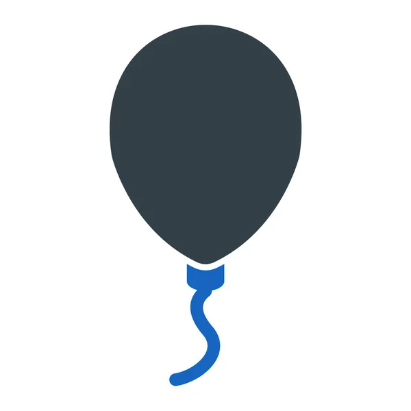 气球图标矢量隔离在白色背景上为您的网页和移动应用程序设计 党的标志概念 — 图库矢量图片