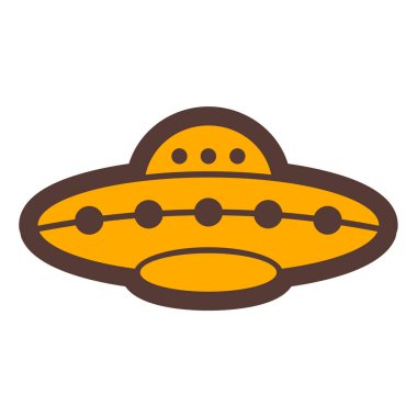 ufo. Web simgesi basit illüstrasyon