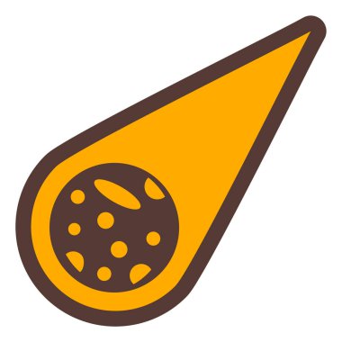 pizza. Web simgesi basit tasarım