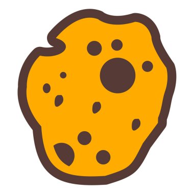 Zencefilli çörek. Web simgesi basit illüstrasyon