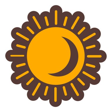 Güneş Simgesi Vektör illüstrasyonu