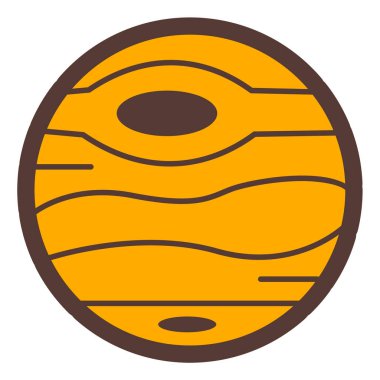 donut. Web simgesi basit illüstrasyon