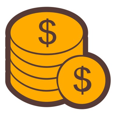 Para için. Web simgesi basit tasarım