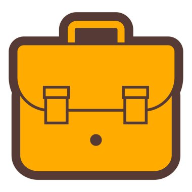 Çanta. Web simgesi basit tasarım