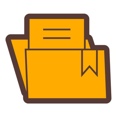 Dosya. Web simgesi basit illüstrasyon