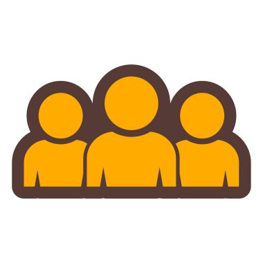 insanlar simge vektör illüstrasyonu