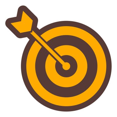 Hedef. Web simgesi basit illüstrasyon