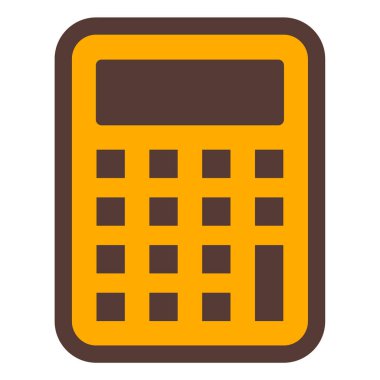 Hesap makinesi simgesi. vektör illüstrasyonu