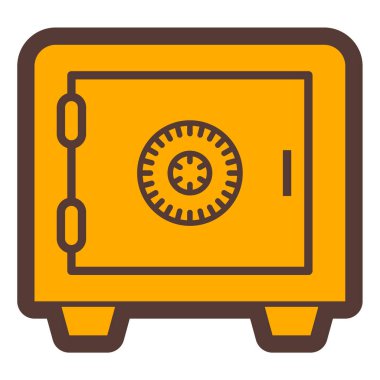 güvenli düz vektör simgesi